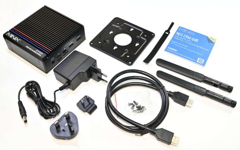 MINIX NEO Z350-0dB / Intel Core 3-N350 Mini PC, 512GB SSD, 16GB RAM, lüfterlos, Windows 11 Pro